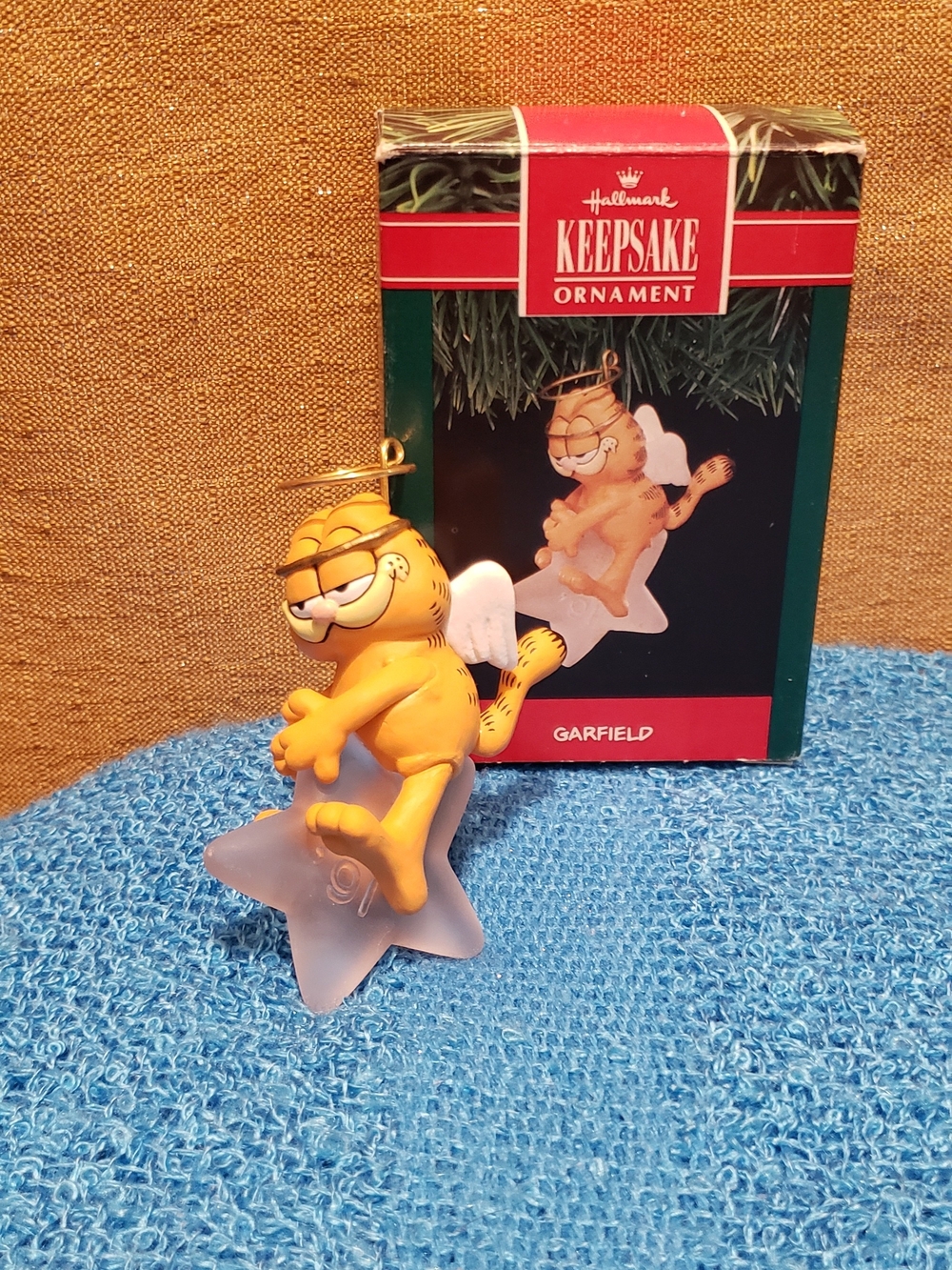 Hallmark Garfield Yellow Angel Ornament